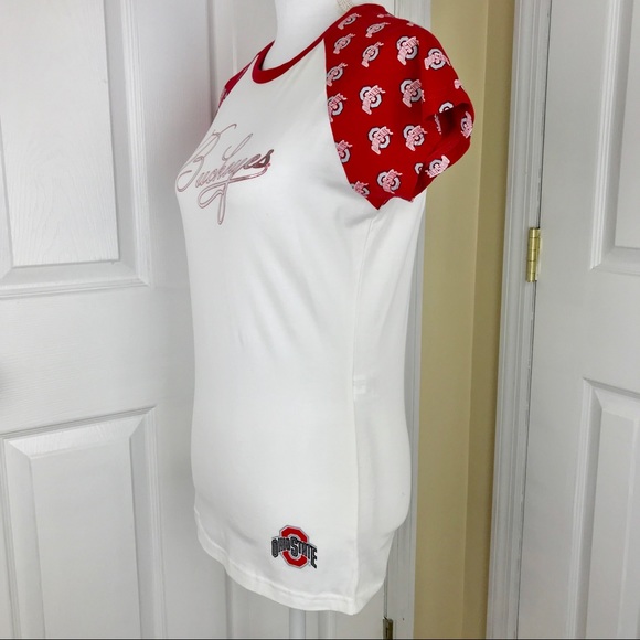 Buckeyes Fitted Baseball Tee Small - Picture 4 of 7